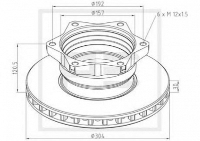 PE AUTOMOTIVE 01665100a -  Тормозной диск